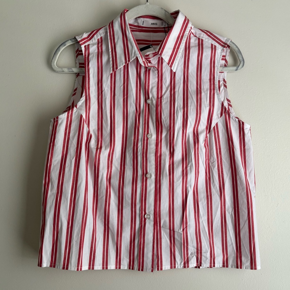Mango Button Up Tank Top